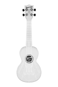 Waterman Soprano Composite Ukulele Transparent Frosted Glass with Bag